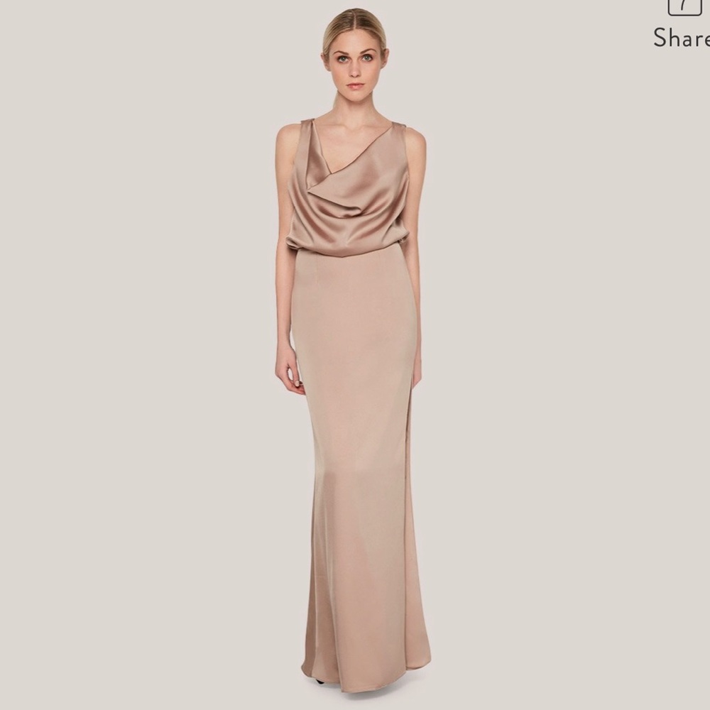 Fame and Partners the Libra in size 4 Matte Satin